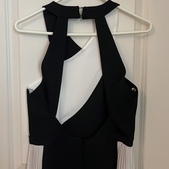 BCBG NWT black and off-white backless dress - Picture 4 of 9